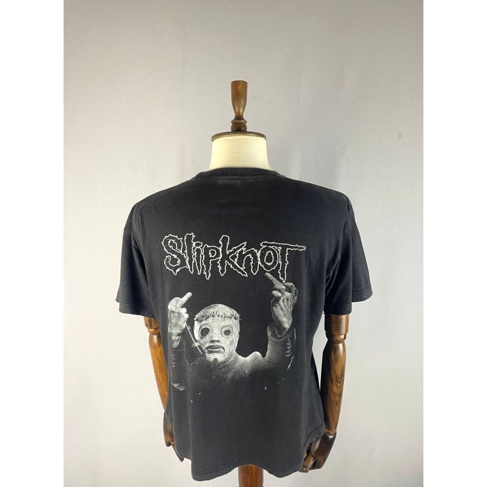 Frame Slipknot Shirt Mens L Black Band Frame Size Cotton Crew Neck Short Sleeve Size US L / EU 52-54 / 3 - 2 Thumbnail