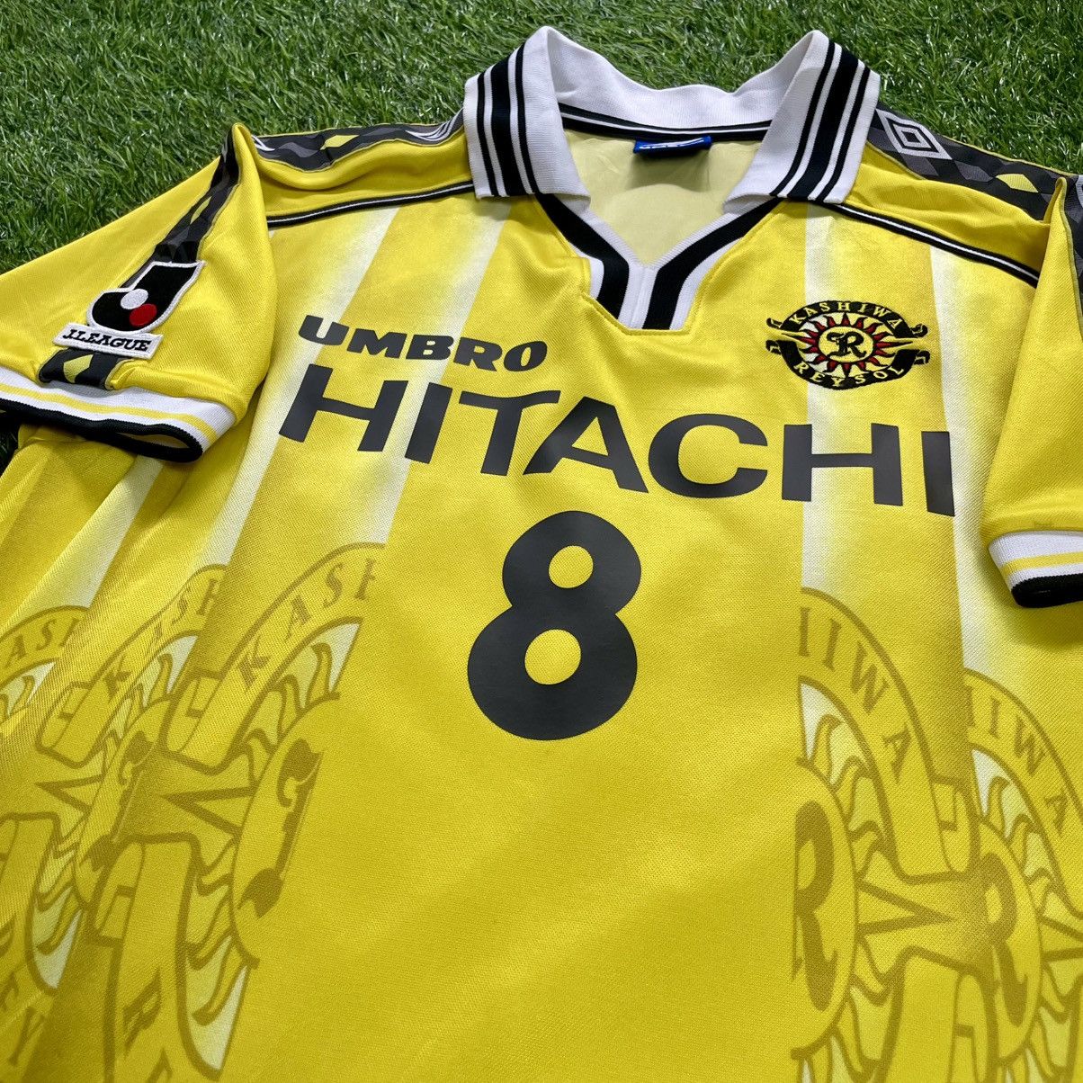 Umbro × Vintage Umbro Kashiwa Reysol Home 1999 Stoichkov #8 Soccer Jersey Size US L / EU 52-54 / 3 - 10 Thumbnail