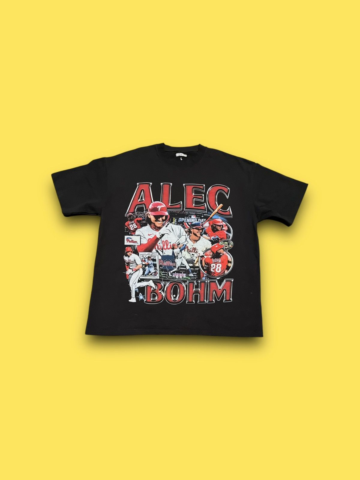 MLB Philadelphia Phillies Alex Bohm MLB player graphic t-shirt Size US L / EU 52-54 / 3 - 1 Thumbnail