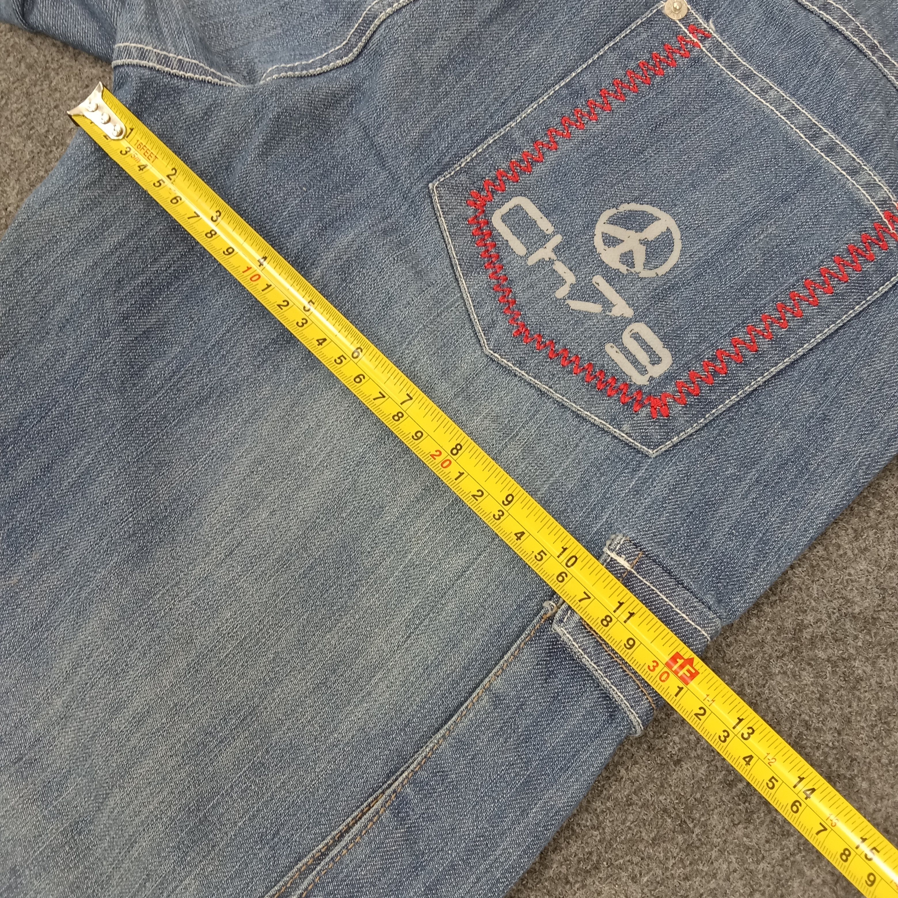 Karl Kani × Vintage Karl Kani American Baggy Style Cargo Denim Jeans Size US 27 - 13 Thumbnail