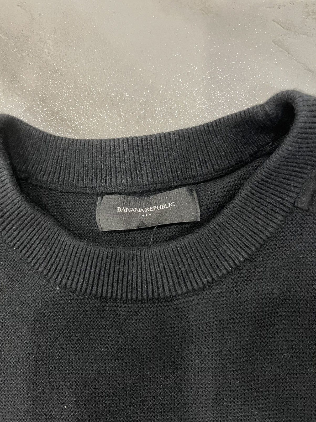 Banana Republic Black Crewneck Size US XL / EU 56 / 4 - 2 Thumbnail