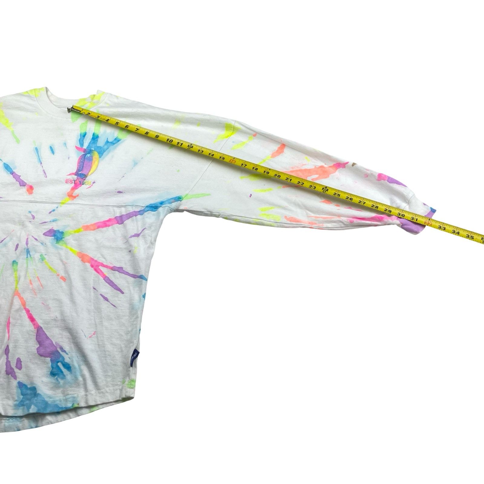 Disney Disney Disneyland Resort Spirit Jersey Neon Tie Dye Glittler Size US S / EU 44-46 / 1 - 7 Thumbnail