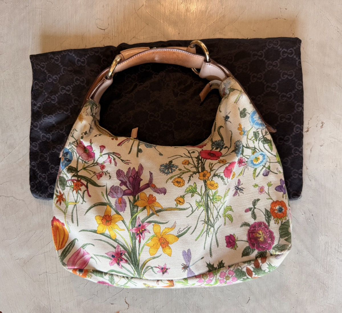Gucci Authentic Gucci Flora Pelham Hobo Bag Size ONE SIZE - 7 Thumbnail