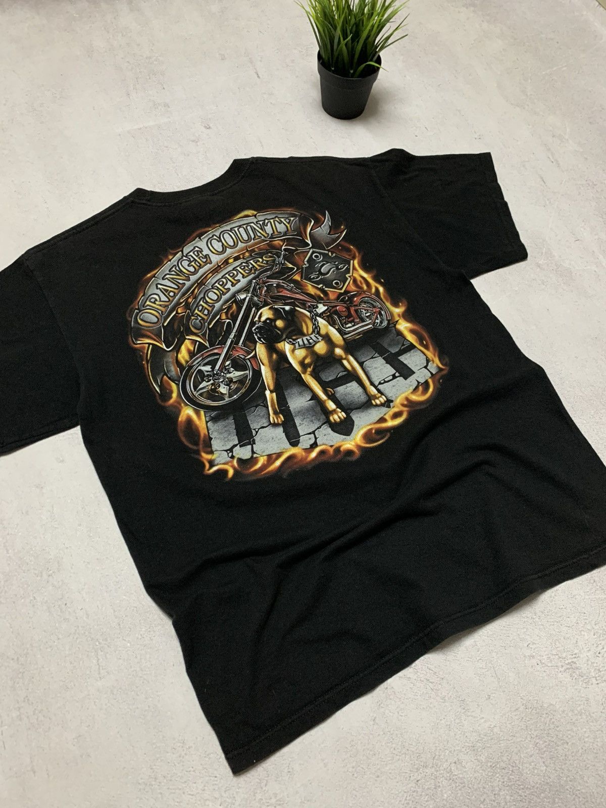 West Coast Choppers Vintage Choppers T Shirt Tee Orange Country Motorcycle 90s Size US L / EU 52-54 / 3 - 2 Thumbnail