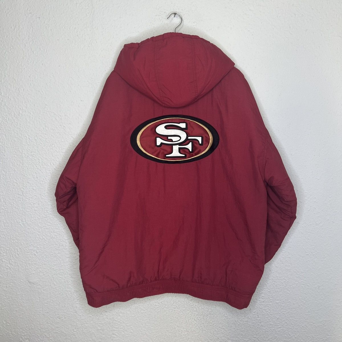NFL × Starter × Vintage 🔥90’s Vintage NFL San Francisco 49ers Light Puffer Jacket Size US L / EU 52-54 / 3 - 1 Thumbnail