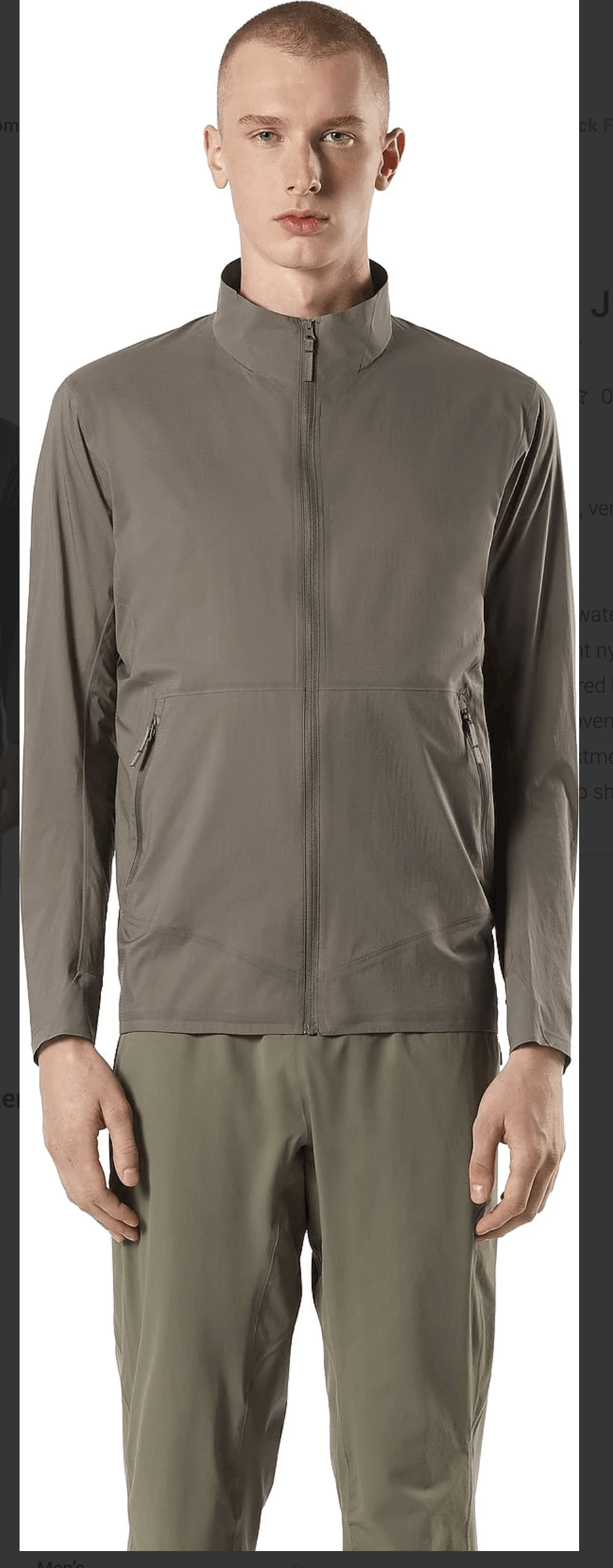 Veilance Arc'teryx Veilance Demlo Jacket, Clay | Grailed