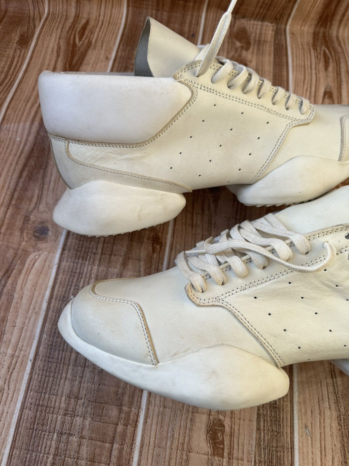 Rick Owens Drkshdw Adidas X Rick Owens Tech Runner Split Sole Size US 10.5 / EU 43-44 - 16 Thumbnail