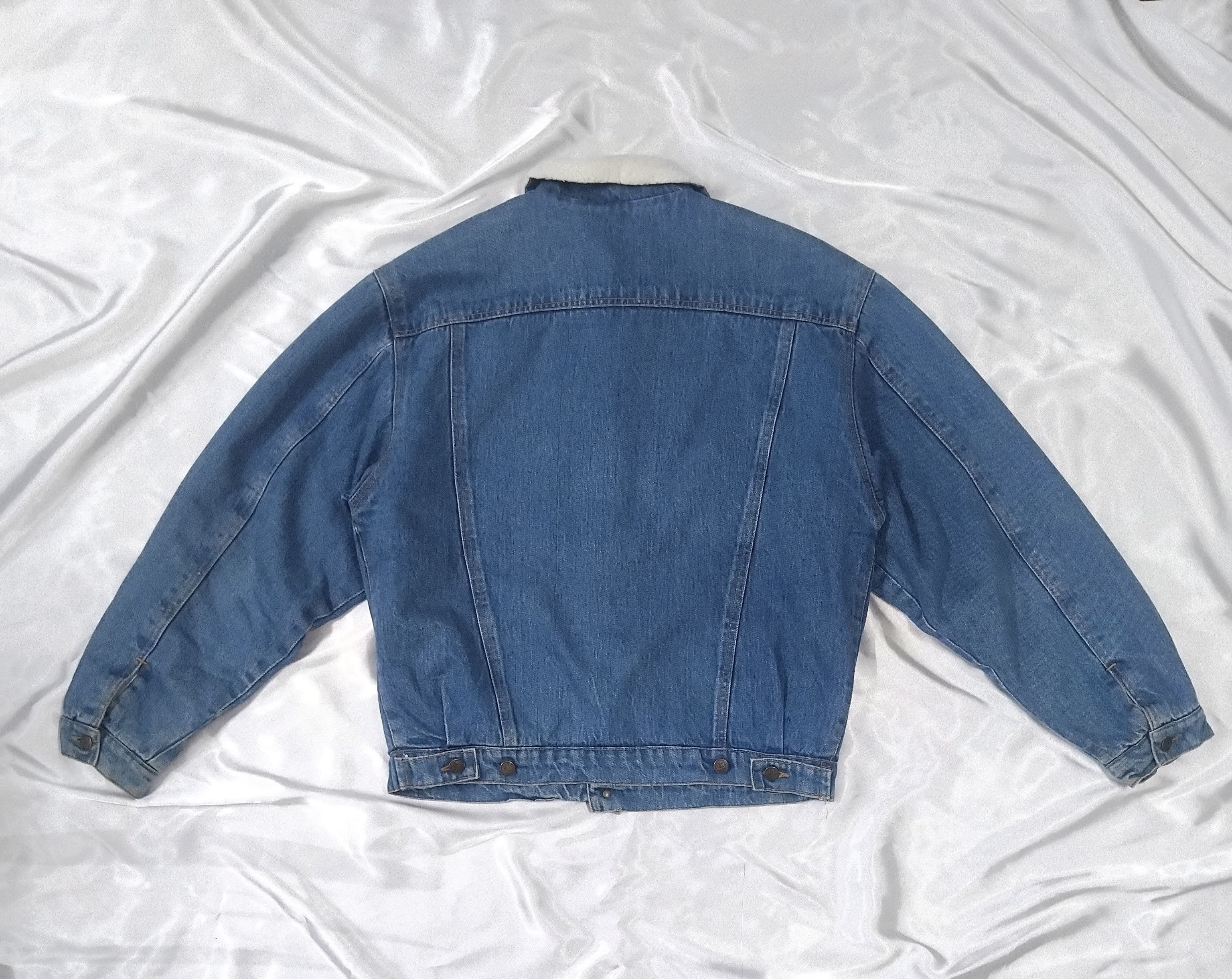Japanese Brand Blue Colour unnamed Made in ITALY Sherpa Denim Jacket Size US L / EU 52-54 / 3 - 11 Thumbnail