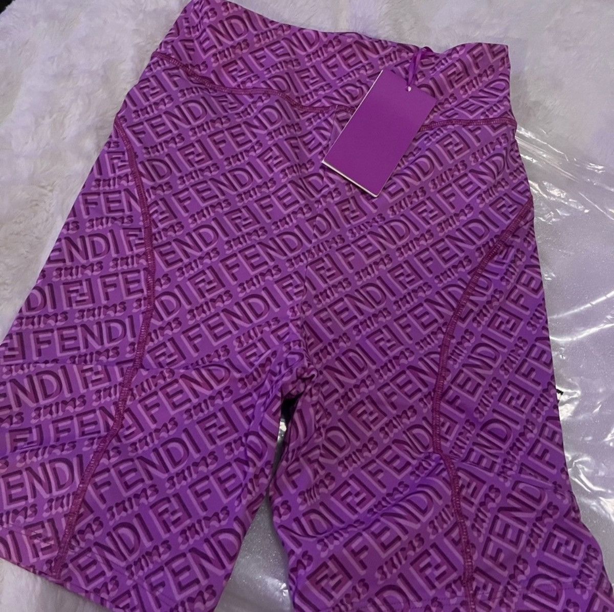 SKIMS Skims fendi collab biker shorts Size 30" / US 8 / IT 44 - 1 Thumbnail