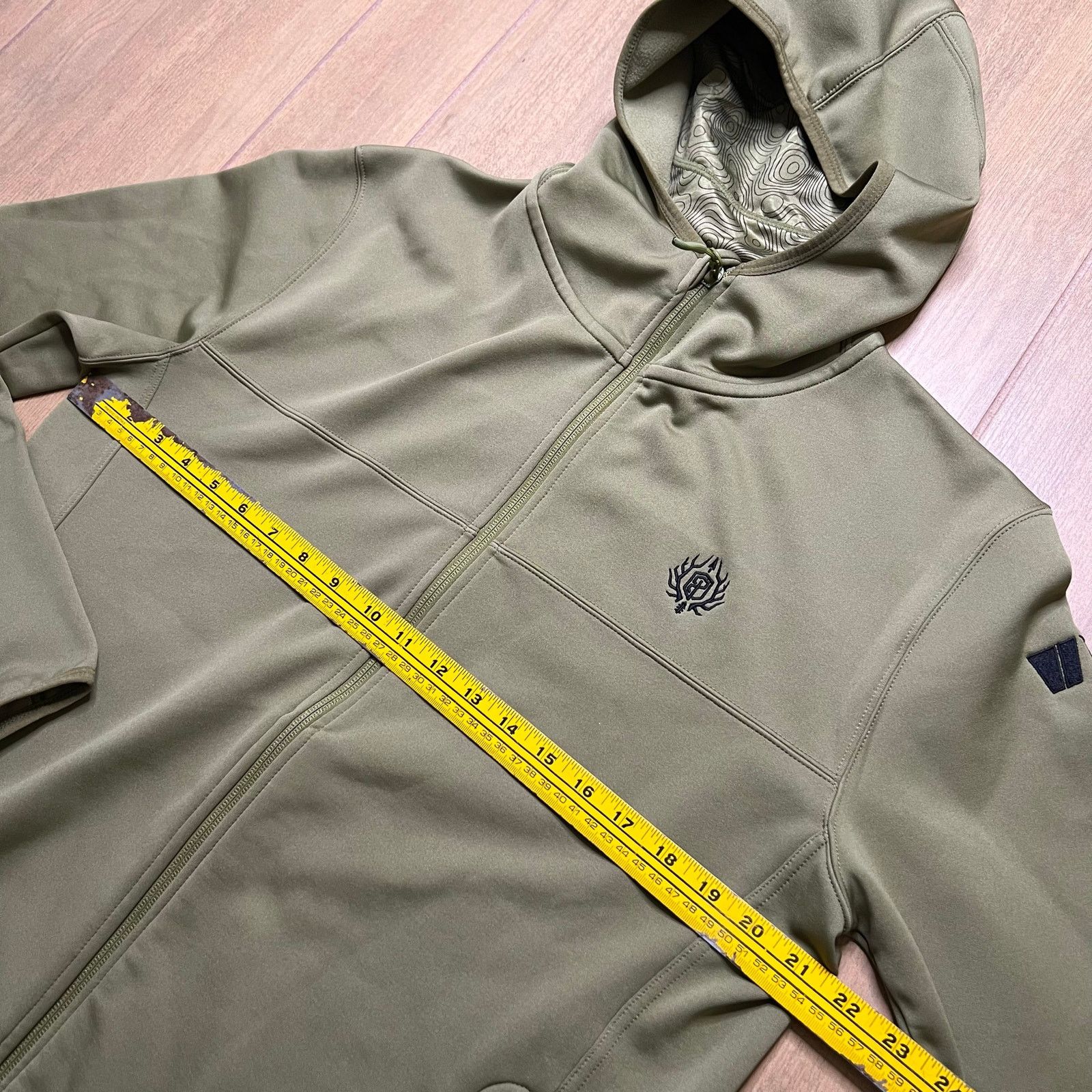 Vintage Born Primitive Hoodie Jacket Green Full Zip Performance M Size US M / EU 48-50 / 2 - 8 Thumbnail