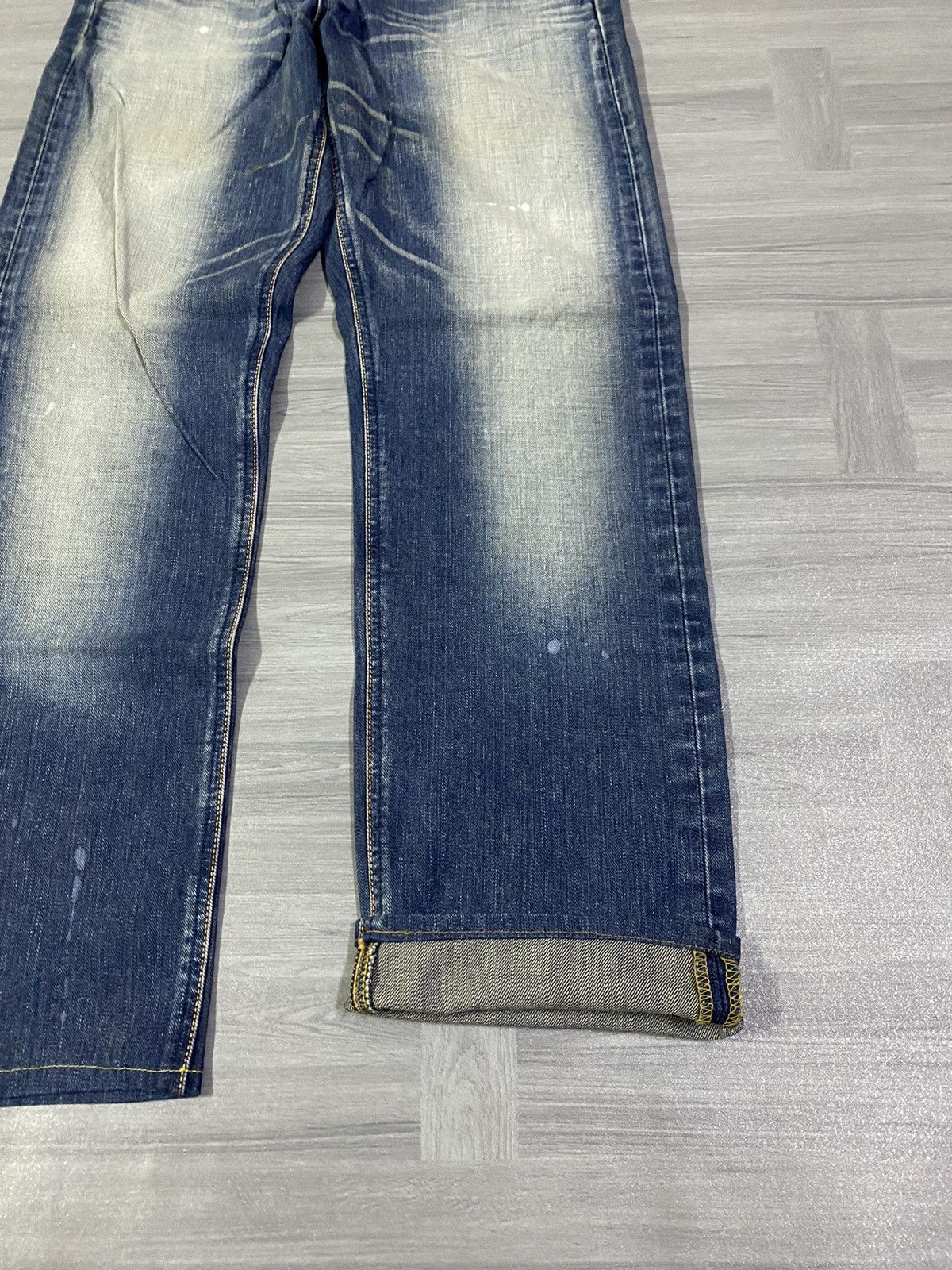 Lee Vintage Lee Riders Fadded Blue Denim Size US 33 - 8 Thumbnail