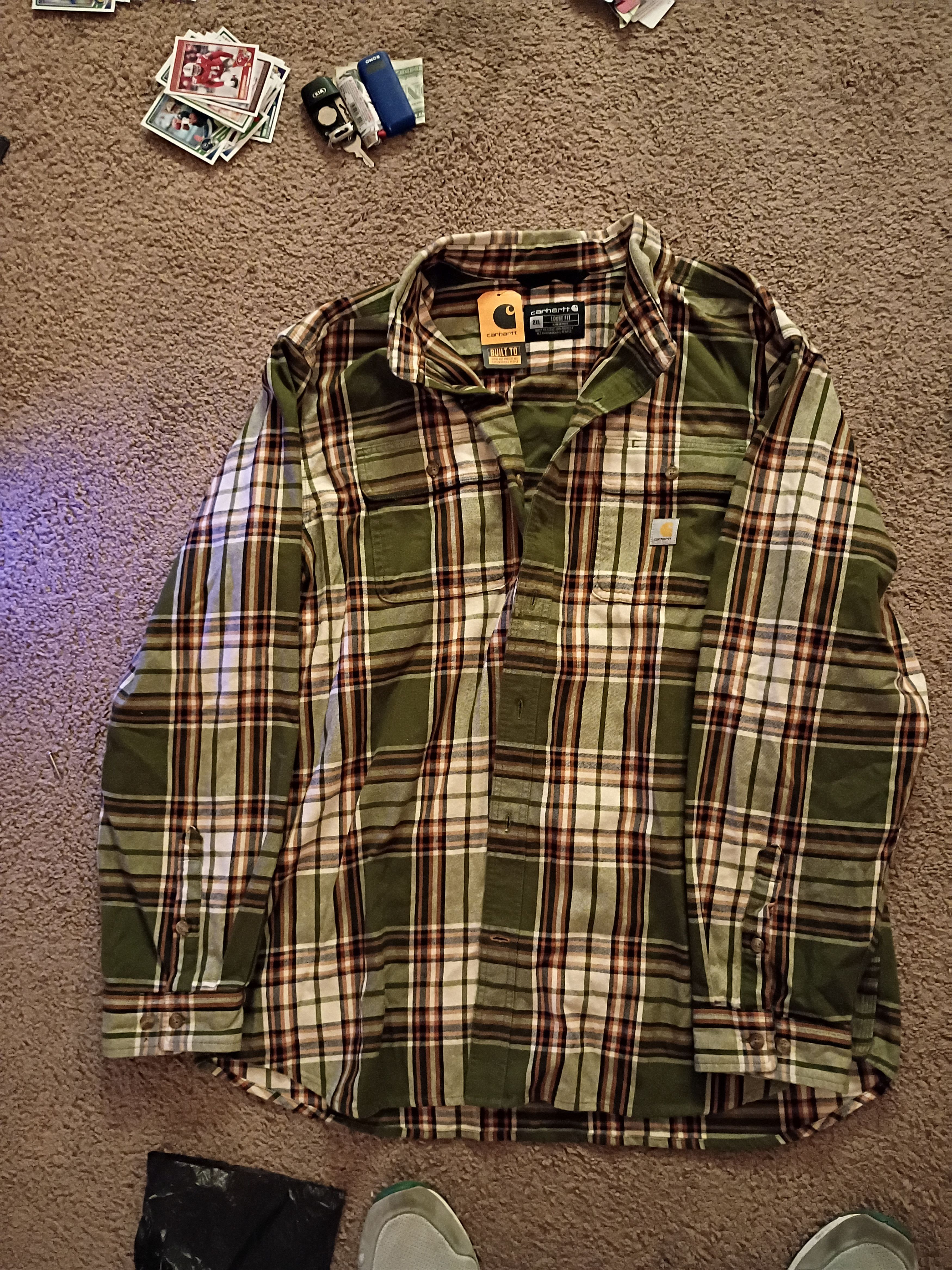 Carhartt Flannel Size US XXL / EU 58 / 5 - 1 Thumbnail