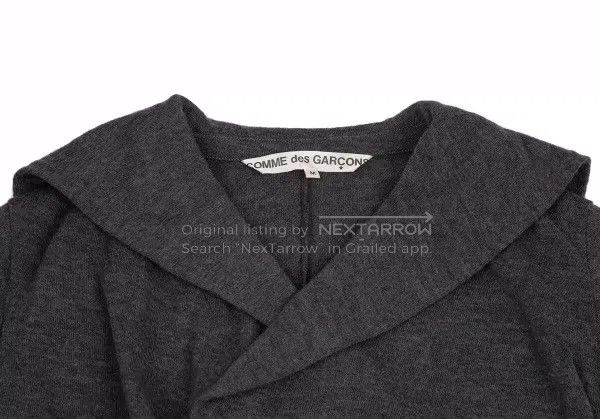 Other Comme Des Garcons Navy collar asymmetric coat Size M / US 6-8 / IT 42-44 - 3 Thumbnail