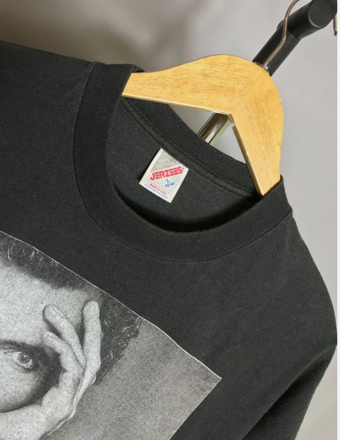 Band Tees Bernard Lavilliers t-shirt 80s 90s vintage music cotton Size US L / EU 52-54 / 3 - 4 Thumbnail