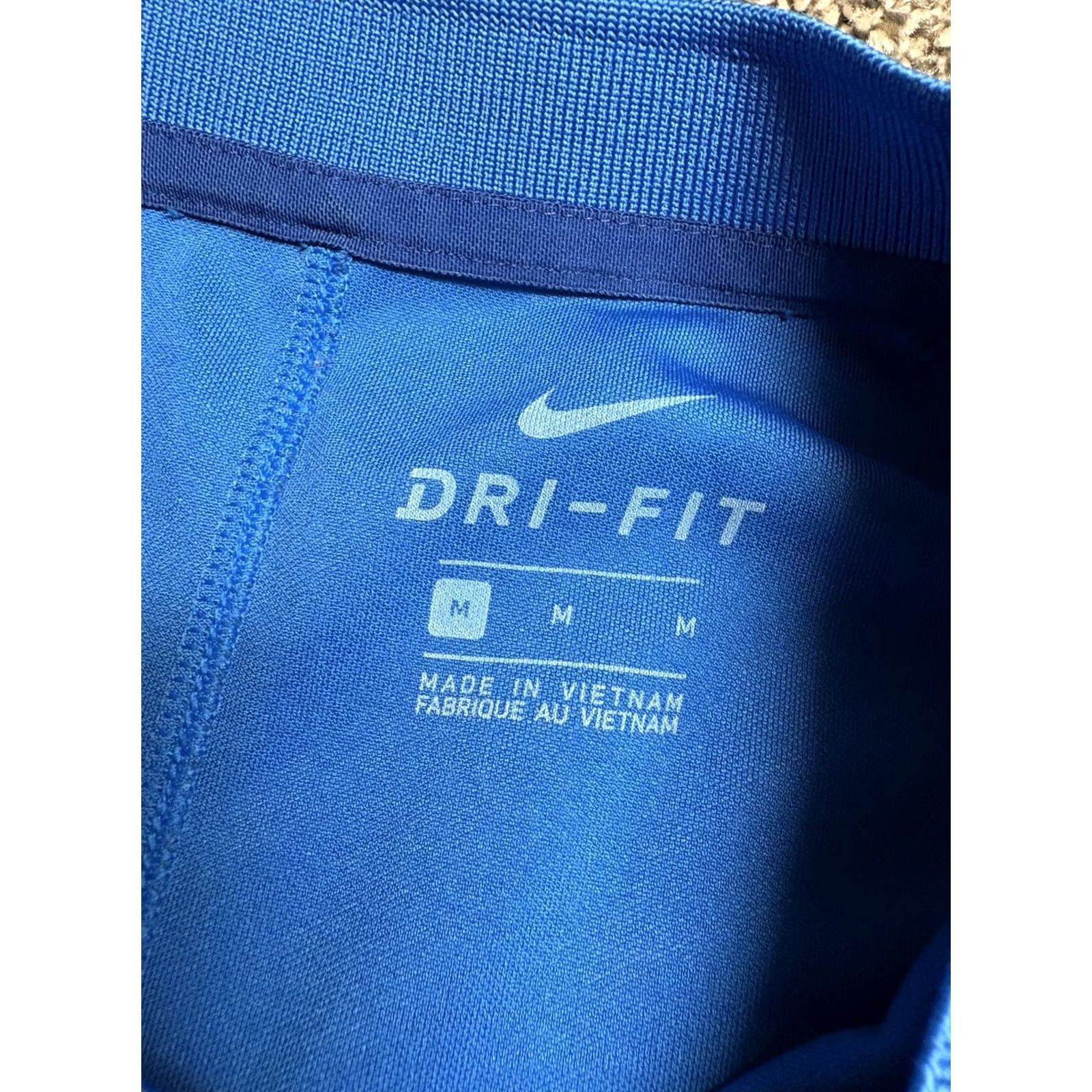 Nike Nike Dri-FIT Polo Shirt Mens Medium Golf Blue Logo 90s Raglan Size US M / EU 48-50 / 2 - 7 Thumbnail