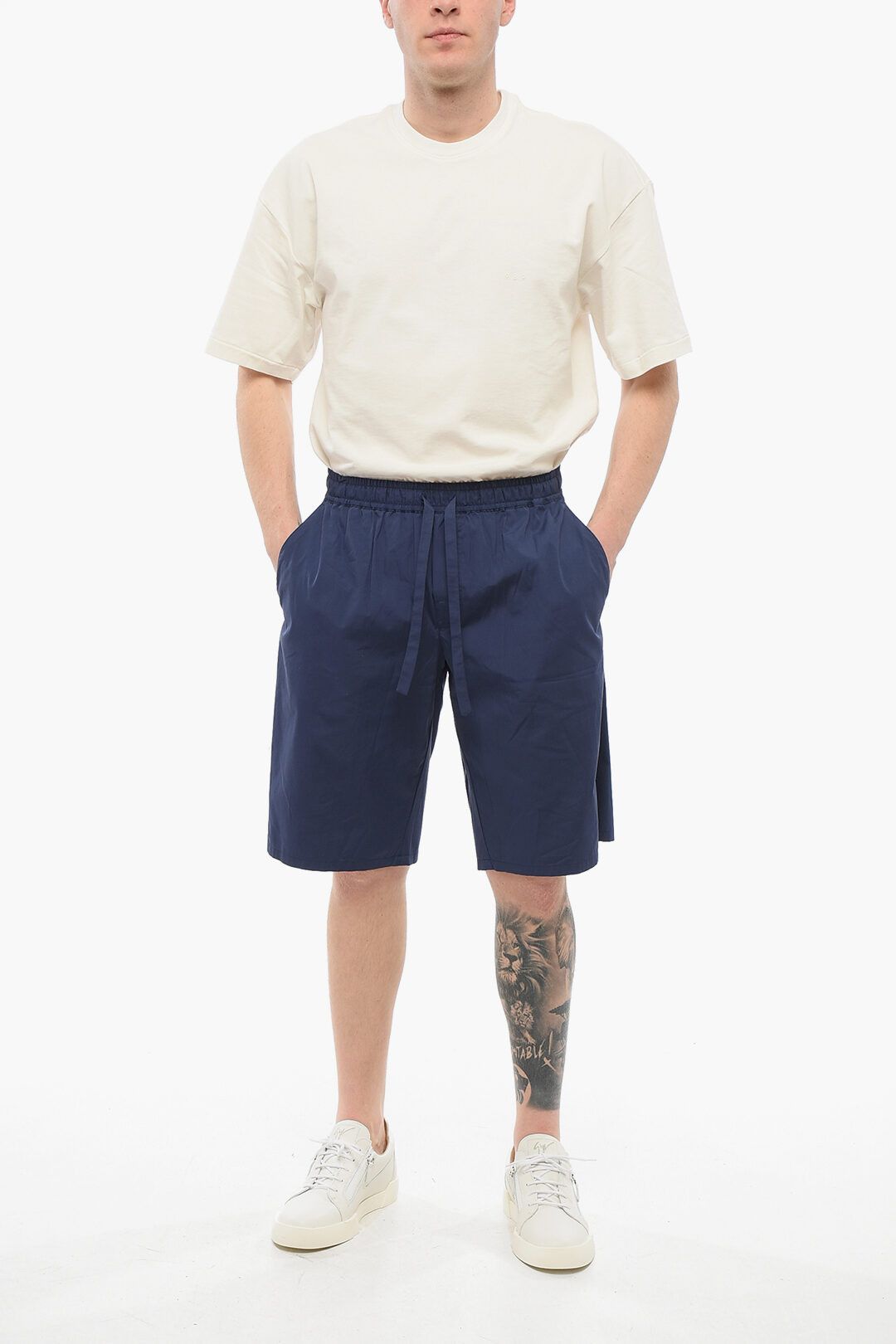 Dolce & Gabbana og1mm0825 Cotton Shorts in Blue Size US 32 / EU 48 - 2 Thumbnail