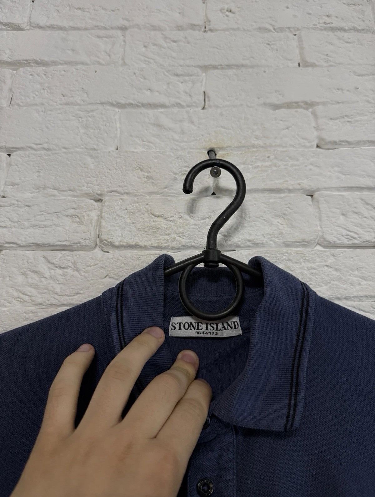 Stone Island Vintage 90`s Stone Island Polo Shirt Sz S - M Size US S / EU 44-46 / 1 - 3 Thumbnail