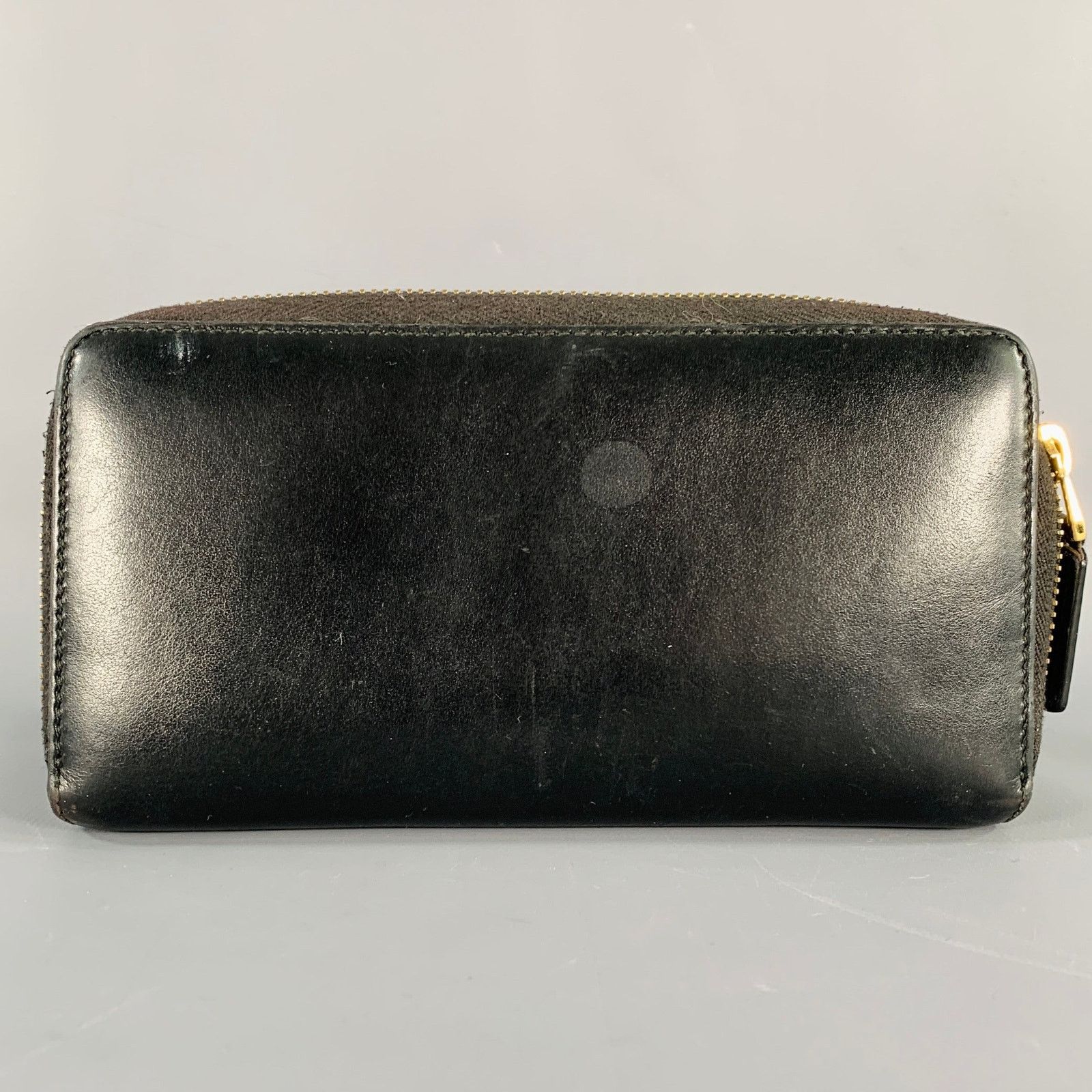Gucci GUCCI Black Leather Zip Wallet Size ONE SIZE - 2 Thumbnail