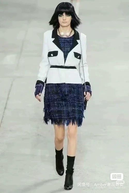Chanel Chanel 14s spring and summer blue color block plaid tasse Size XS / US 0-2 / IT 36-38 - 9 Thumbnail