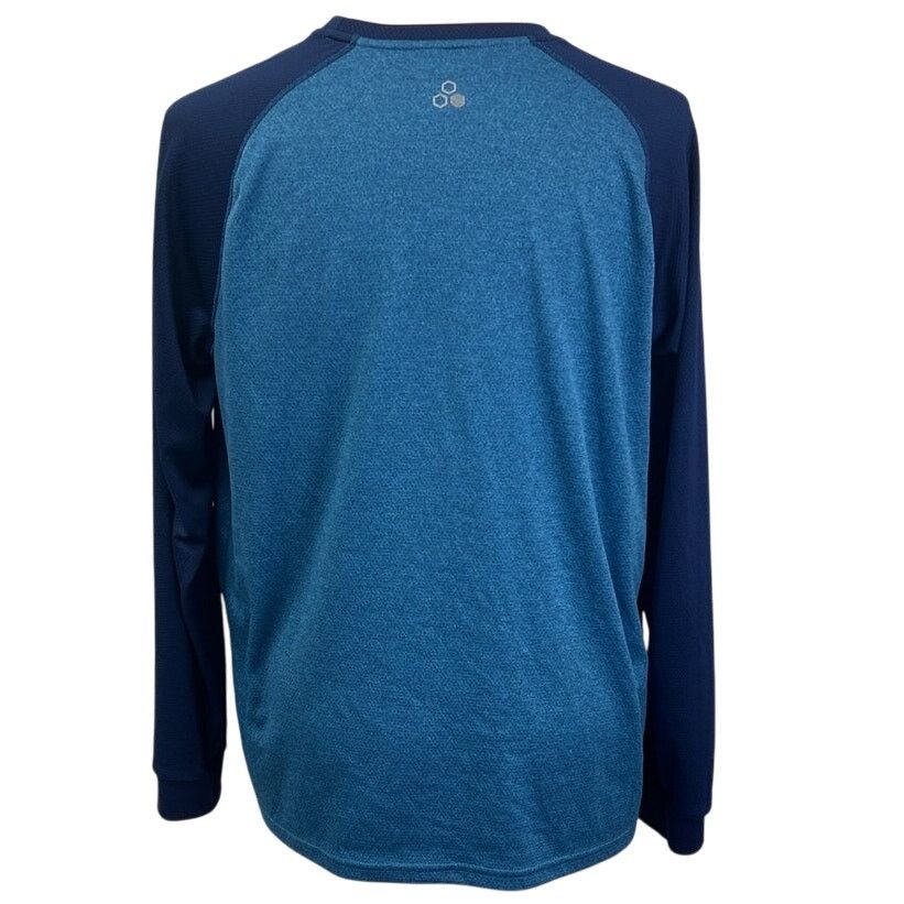 Tek Gear Tek Gear DryTek Mens XL Blue Polyester Athletic Tee Shirt Size US XL / EU 56 / 4 - 3 Thumbnail