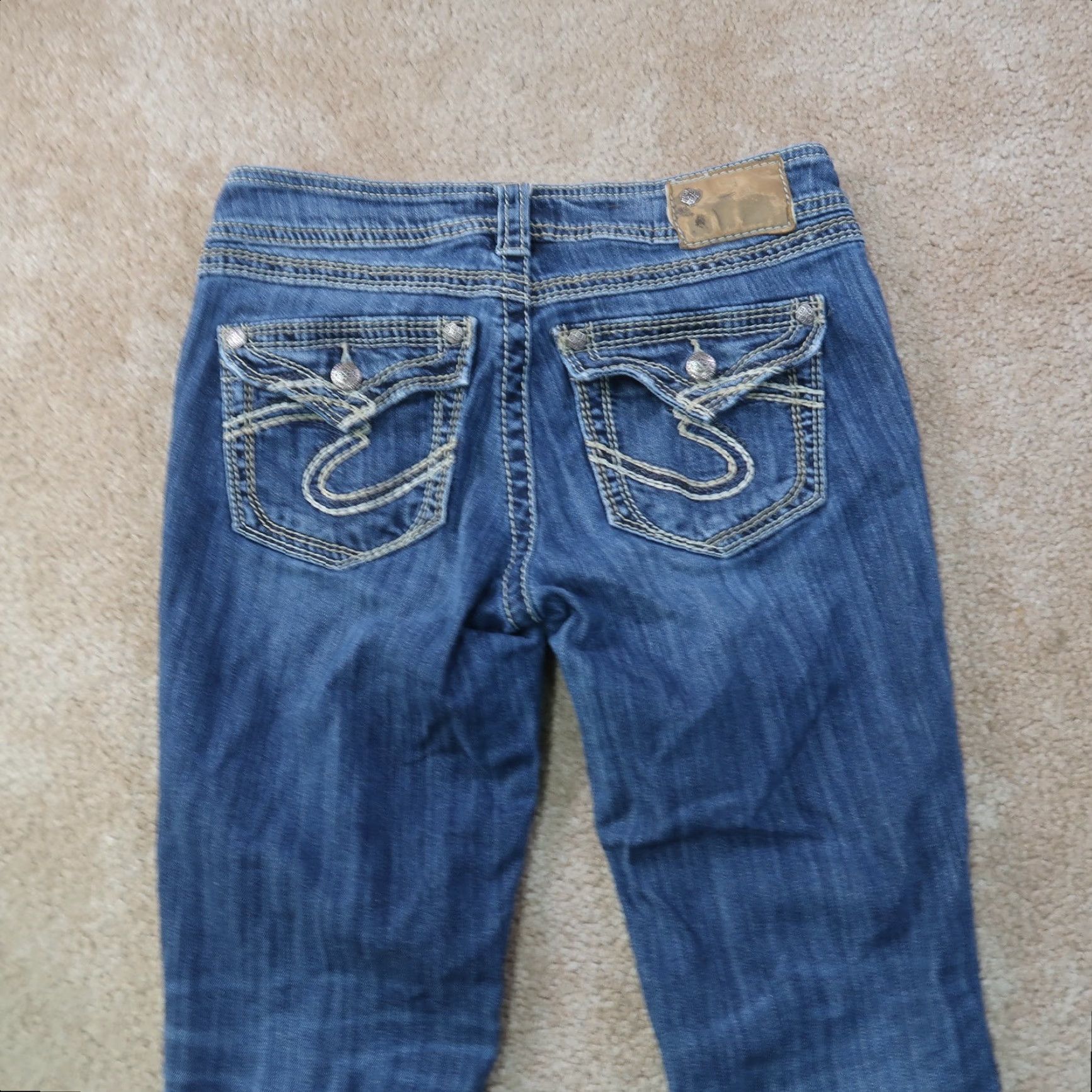 Silver Jeans Co. Silver Suki 17" Surplus Bootcut Jeans Women's 27x31 Blue Denim Pants Size 27" / US 4 / IT 40 - 6 Thumbnail