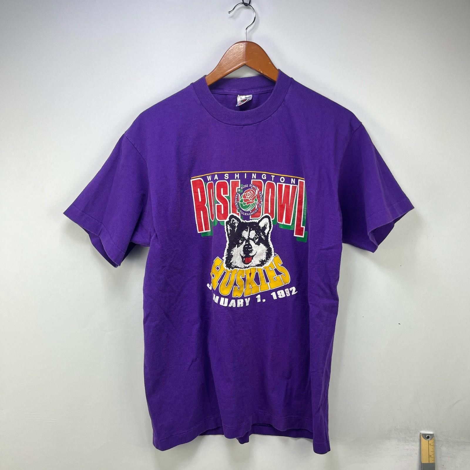 Fruit Of The Loom Vintage 1992 Washington Huskies Rose Bowl T-Shirt XL Size ONE SIZE - 1 Thumbnail
