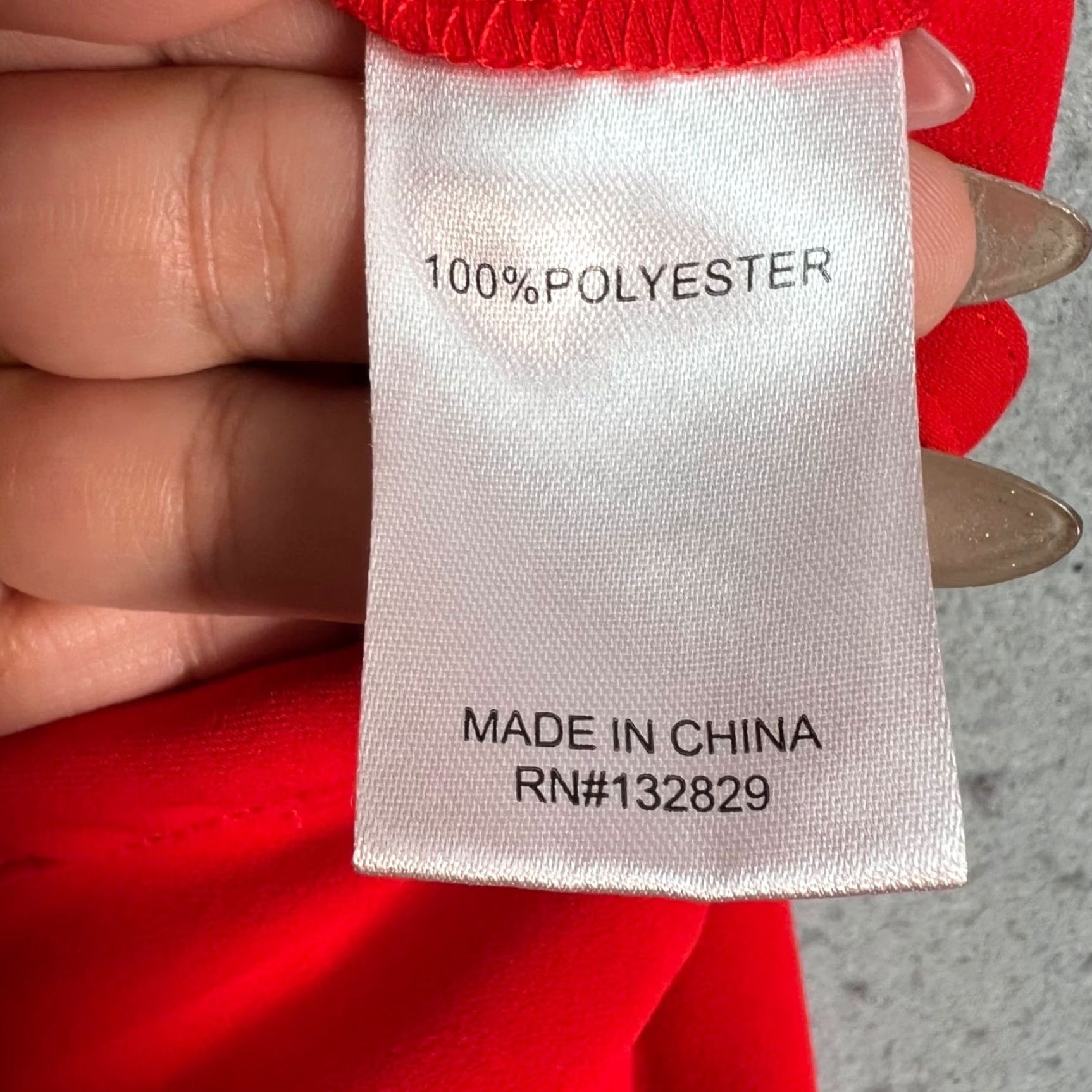 superdown Superdown Womens Size XXS Red Wide-Leg Trousers Pants Size 24" / US 00 / IT 34 - 4 Thumbnail