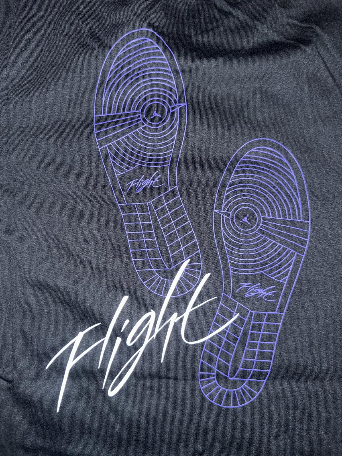 Jordan Brand Jordan Women’s Flight Sole Graphic Black Shirt Size L / US 10 / IT 46 - 5 Thumbnail