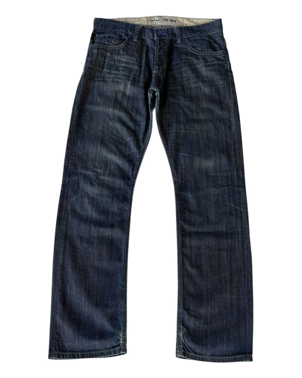 Le Grande Bleu (L.G.B.) Baggy Jeans LTB 1948 Loose Fit Denim Jeans Diesel Style Size US 35 - 1 Thumbnail