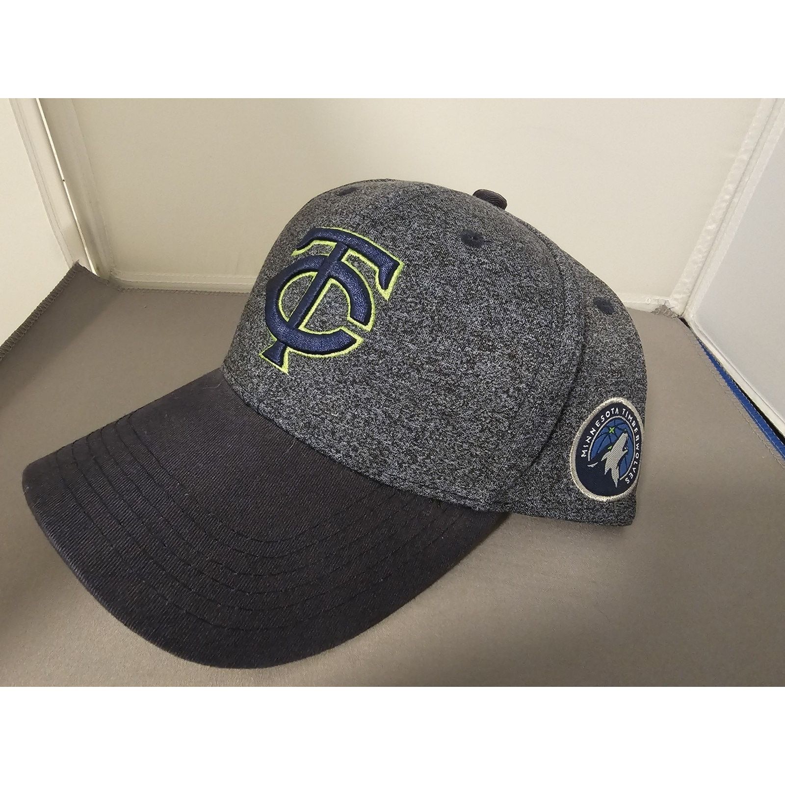 Other Minnesota Twins Hat/Cap - w/Timberwolves Logo - Grey/Green Size ONE SIZE - 1 Thumbnail