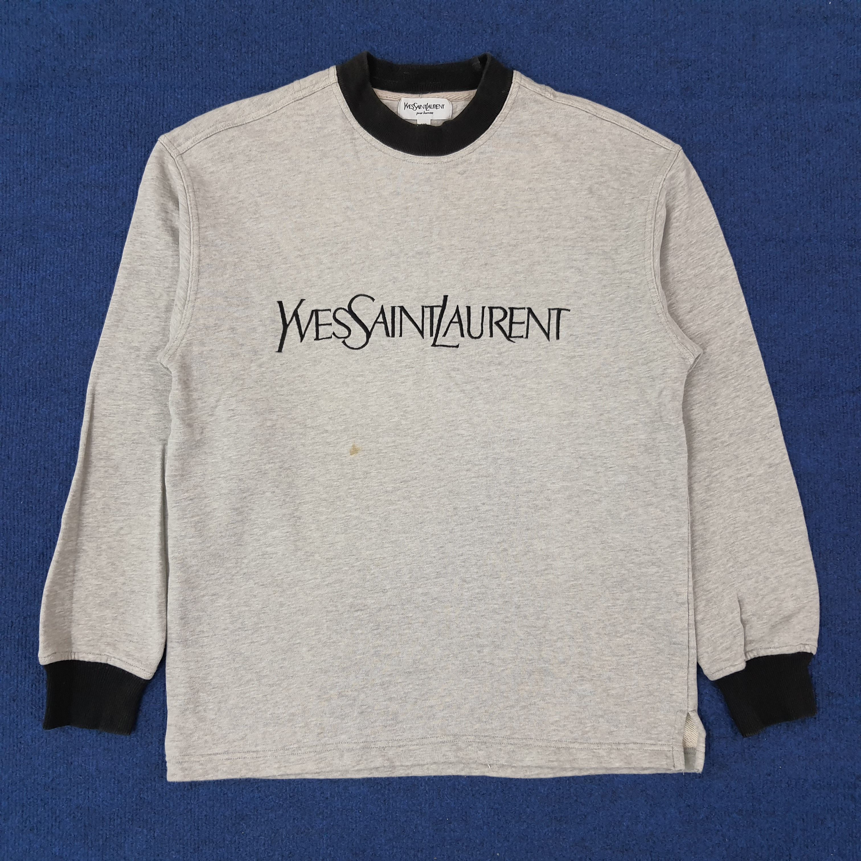 Yves Saint Laurent Vintage Yves Saint Laurent YSL Sweatshirt C250N13 Size US S / EU 44-46 / 1 - 1 Thumbnail