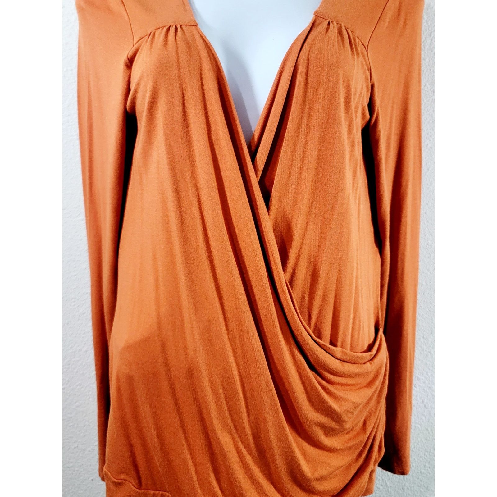 Michael Kors Michael Kors Persimmon Orange Crisscross Pleated Top Medium Size M / US 6-8 / IT 42-44 - 6 Thumbnail