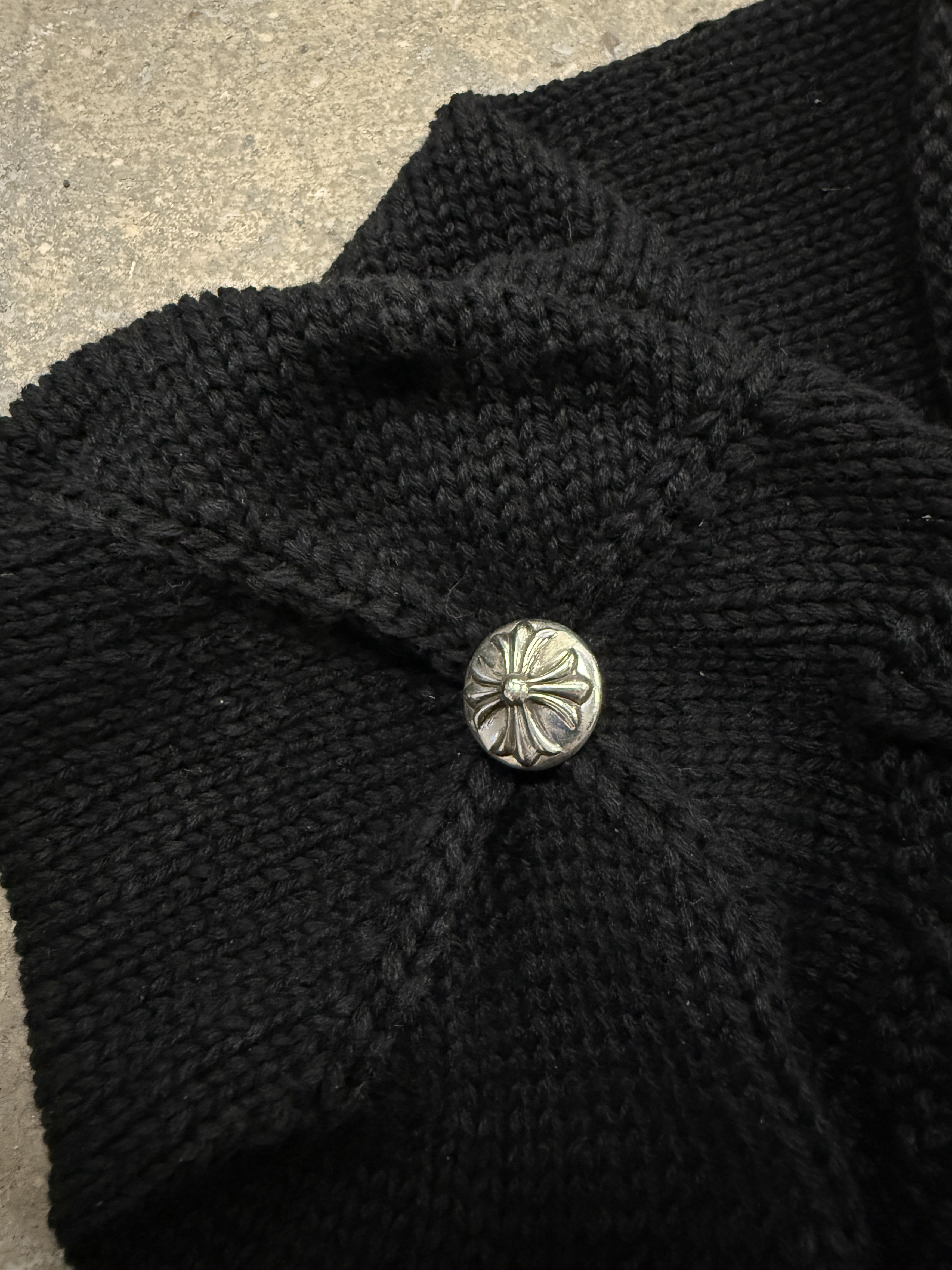 Chrome Hearts CH CASHMERE CROSS WEAVE BEANIE Size ONE SIZE - 5 Thumbnail