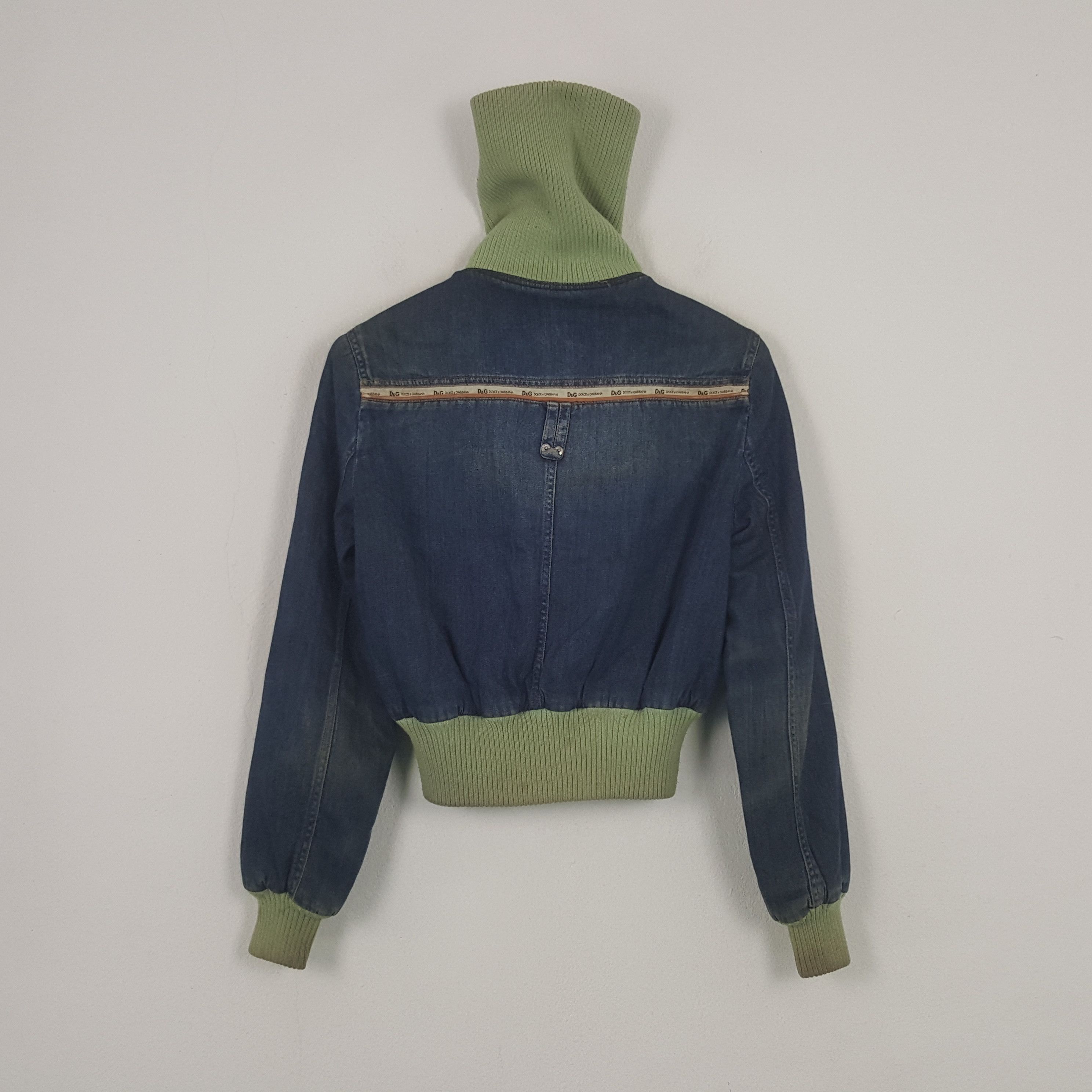 Dolce & Gabbana Vintage Dolce & Gabbana Italian Brand Crop Denim Jacket RR4 Size XS / US 0-2 / IT 36-38 - 3 Thumbnail