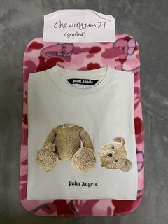 Palm Angels Teddy Bear-Print Hoodie Pink - SS23 - US