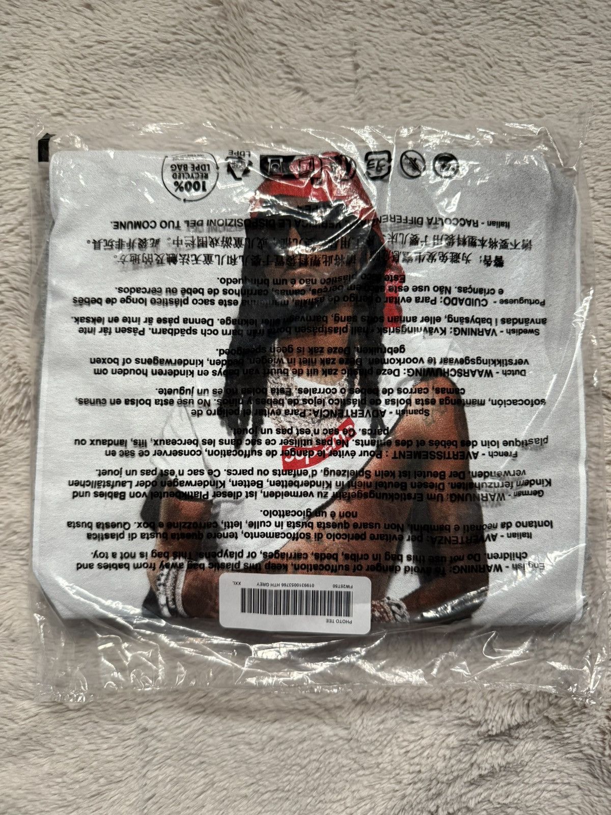 Supreme Supreme Playboy Carti Tee Size US XXL / EU 58 / 5 - 1 Thumbnail
