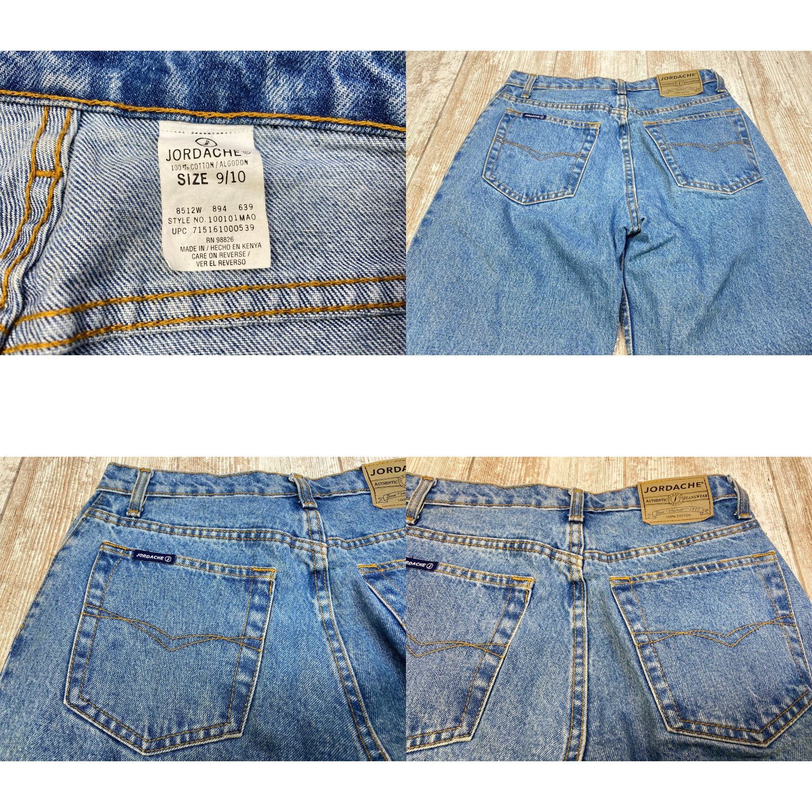 Jordache VINTAGE Jordache Jeans Women's 9/10 28x30 High Waist Tapered Stonewash Jeans 90s Style Size 32" / US 10 / IT 46 - 8 Thumbnail