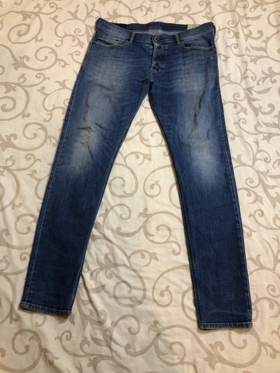 Diesel Diesel Mens Jeans Tepphar Slim Adult Skinny Denim Size US 34 / EU 50 - 1 Thumbnail