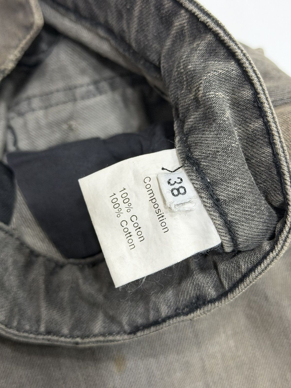 Balmain BALMAIN Decarnin SS 2010 Oil Stained Runway Biker Zip Jeans Size US 28 / EU 44 - 18 Thumbnail