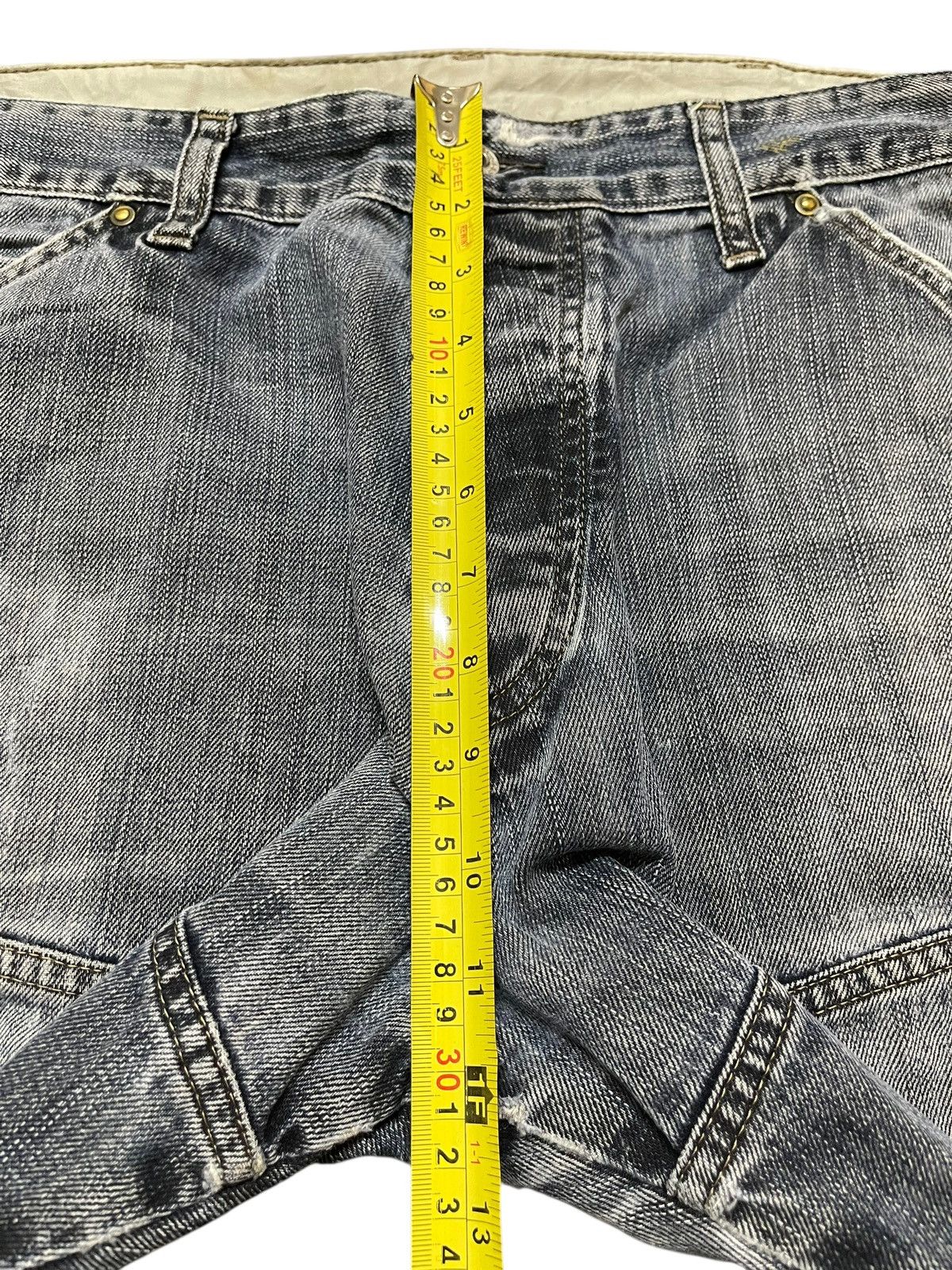 G-Star Vintage Japanese G-Star Faded Wash Distress Baggy Jeans Size US 34 / EU 50 - 15 Thumbnail