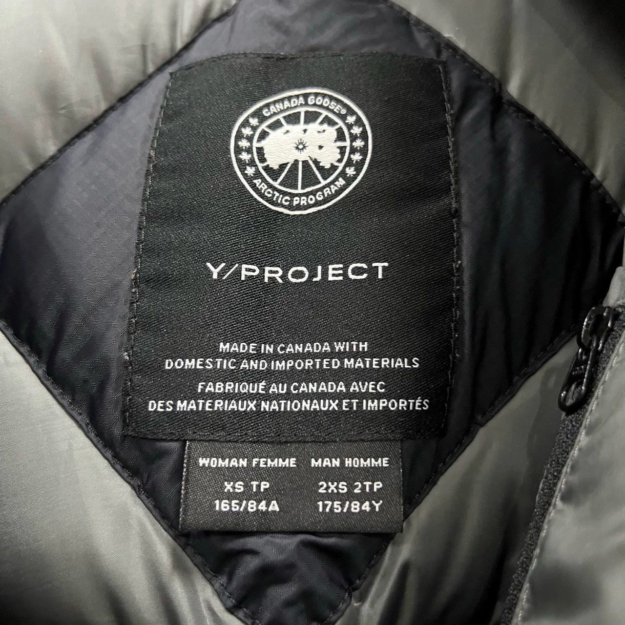 Canada Goose canada goose y/project irregular logo down jacket Size US XS / EU 42 / 0 - 4 Thumbnail