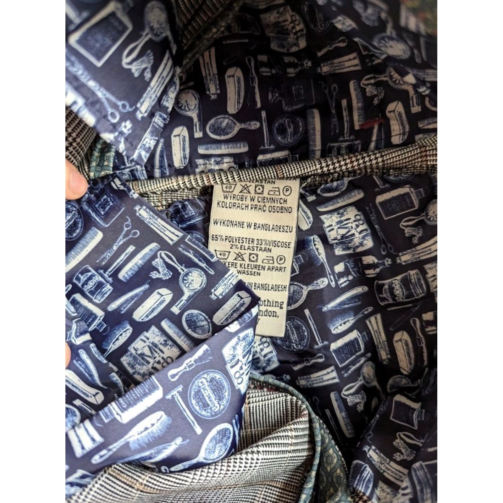 CO SPITALFIELDS Pants Trousers Slim Fit Mens Size 32R Gray NWT Regular 32r Men Clothing Co Size US 32 / EU 48 - 7 Thumbnail