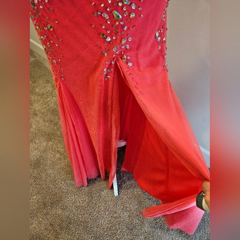 Designer Nwt Stunning Evening Gown with Sparkling Embellishments Size XS / US 0-2 / IT 36-38 - 6 Thumbnail