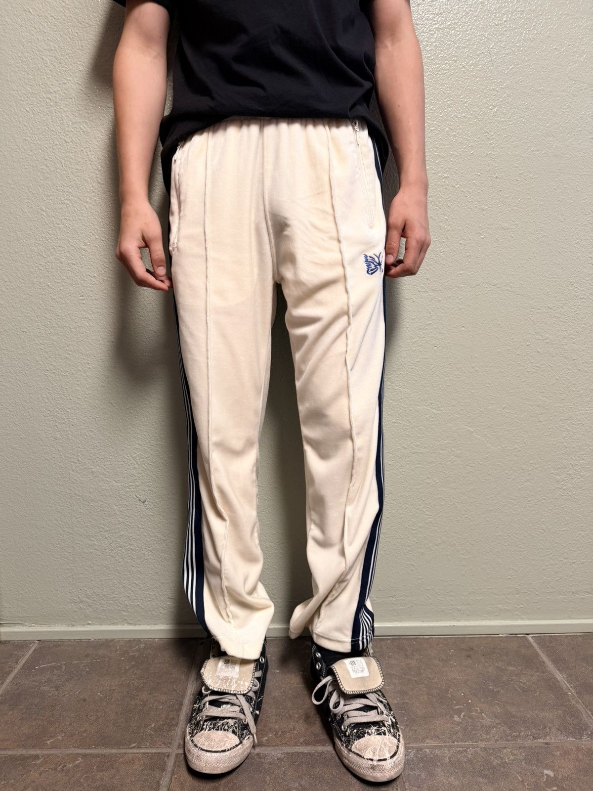 Needles Needles striped sweatpants Size US 30 / EU 46 - 1 Thumbnail