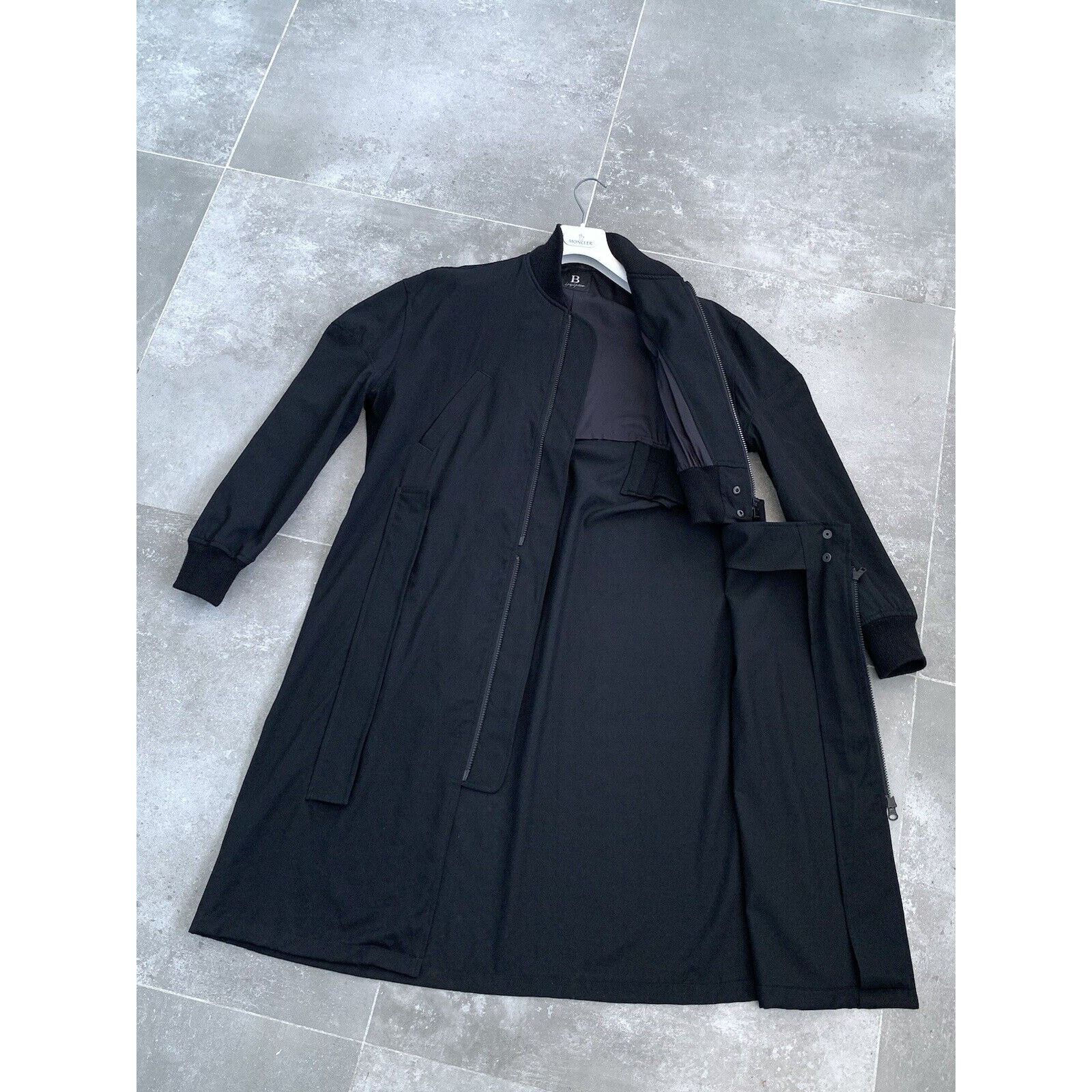 Japanese Brand × Yohji Yamamoto Mens B YOHJI YAMOMOTO Unisex Parka Trench Coat Jacket SZ 1 S Size US S / EU 44-46 / 1 - 3 Thumbnail