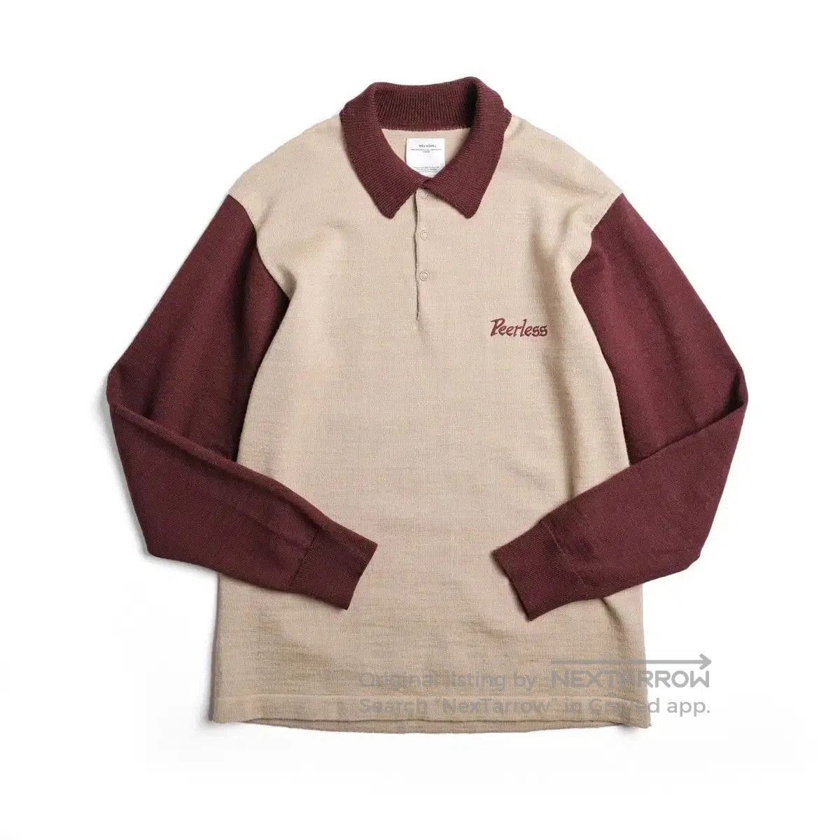 Visvim Visvim Godfrey Linen Wool Long-Sleeve Polo. Size US XL / EU 56 / 4 - 3 Thumbnail