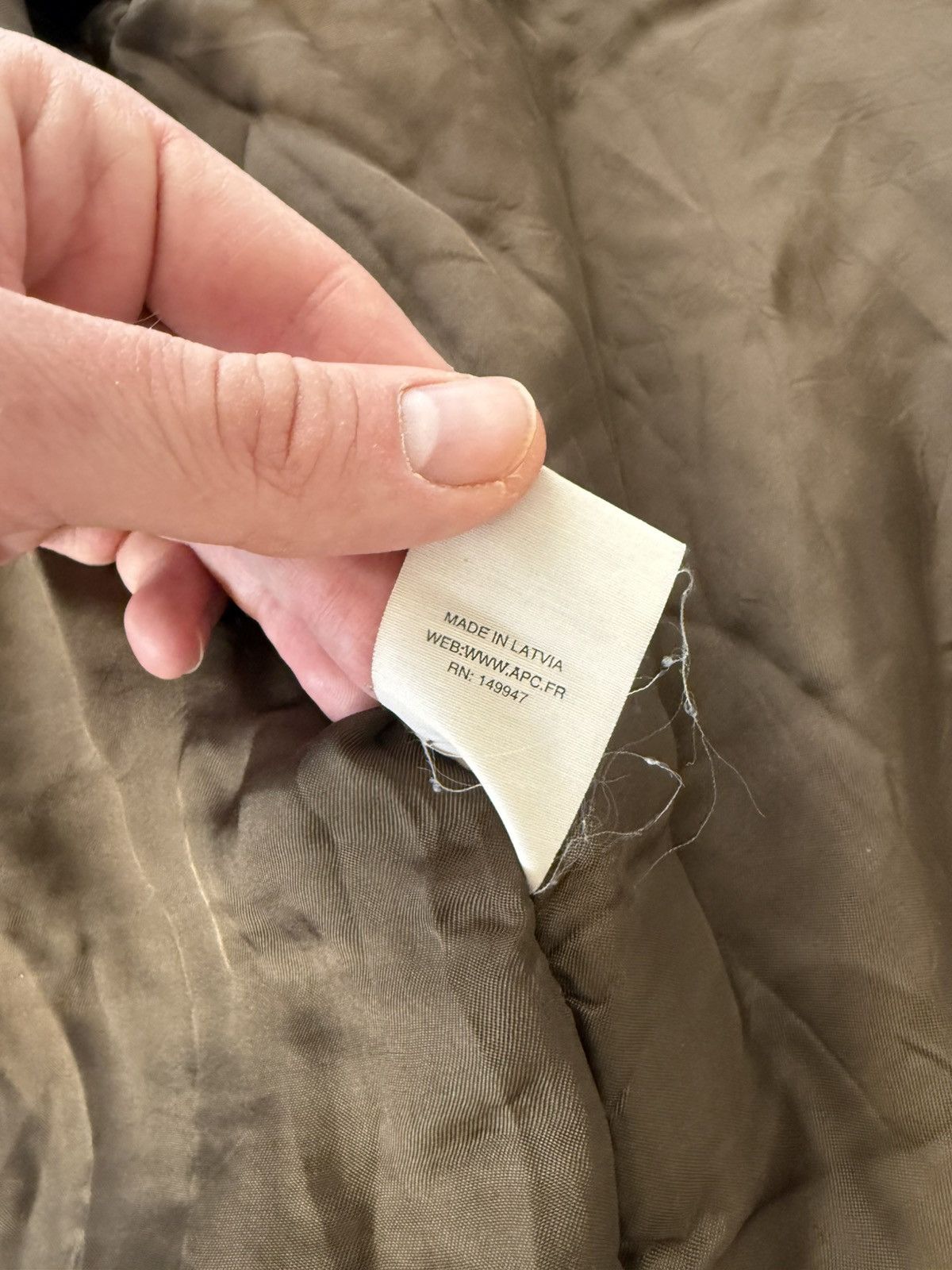 A.P.C. A.P.C. Rue Madame Paris Military Sherpa Khaki Men’s Jacket Size US M / EU 48-50 / 2 - 10 Thumbnail