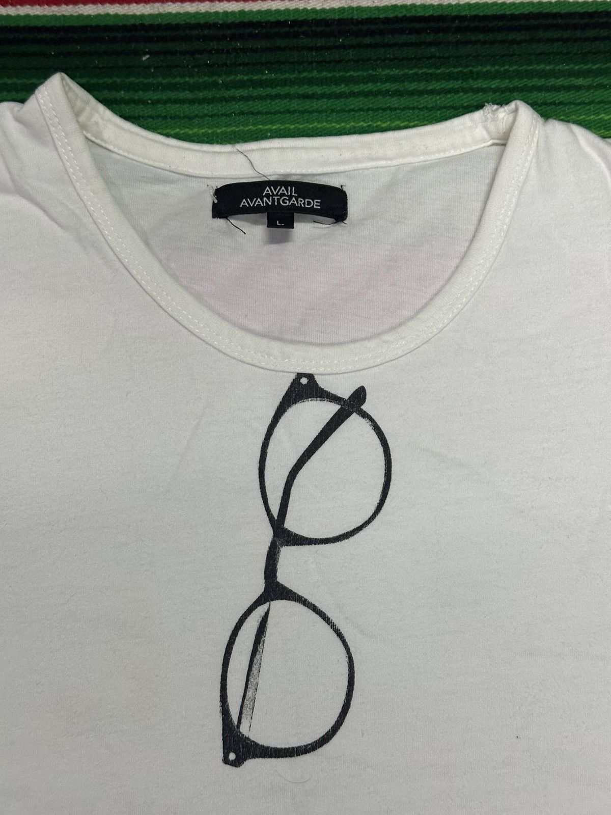 Designer avant garde sunglass photo tee . Size US M / EU 48-50 / 2 - 3 Thumbnail