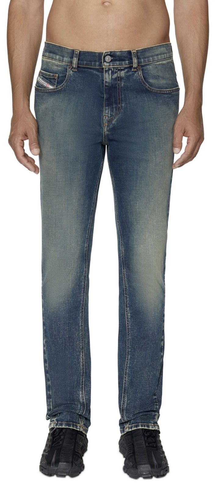 image of Diesel Bootcut Jeans 2021 D-Vocs 09B91 in Blue, Men's (Size 36)