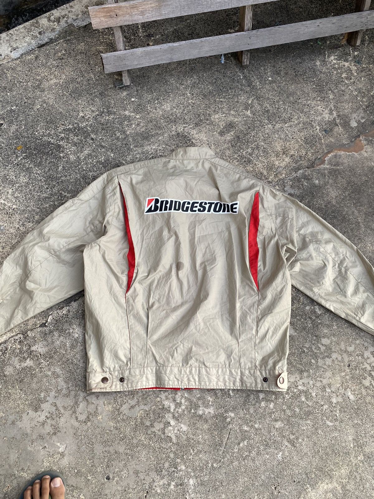 Japanese Brand Vintage BRIDGESTONE Racing Jacket - oversizes 25” x 26.5” Size US XL / EU 56 / 4 - 1 Thumbnail